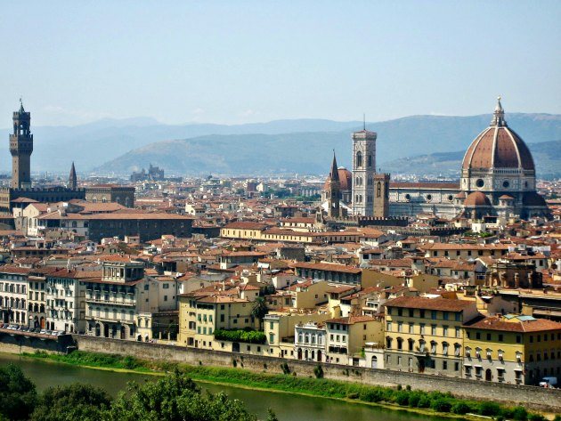 FLorence city center view from Piazzale Michelangelo