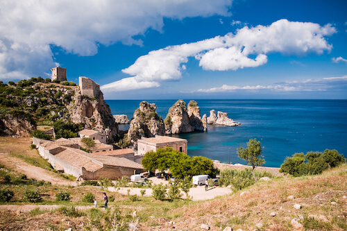 scopello sicily view