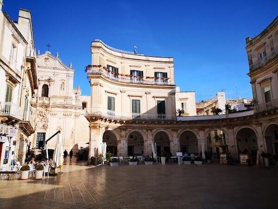 square in Martina Franca, Puglia