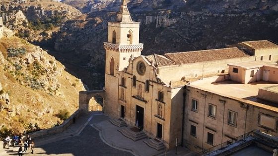 Matera Italy in October view