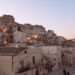 Matera at sunset