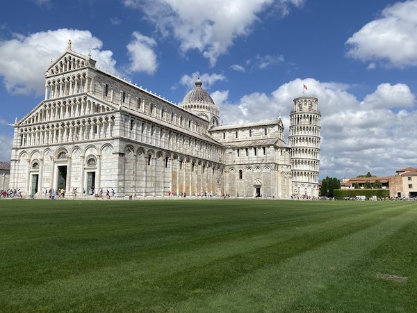 Piazza dei Miracoli in Pisa in summer