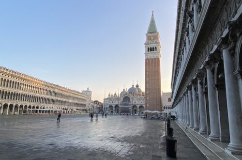 Piazza San Marco in Venice in winter