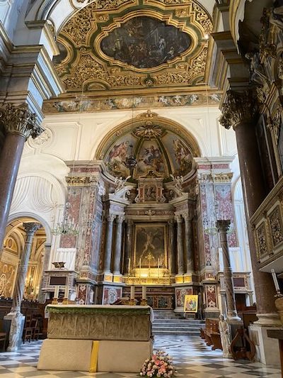 Inside of Amalfi Duomo, Amalfi town, Italy