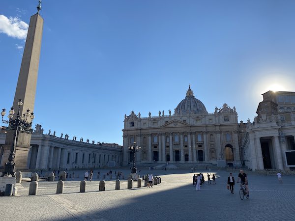 Vatican city, St peter square and basilica