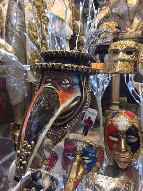 Souvenir from Italy: Venice carnival handmade mask