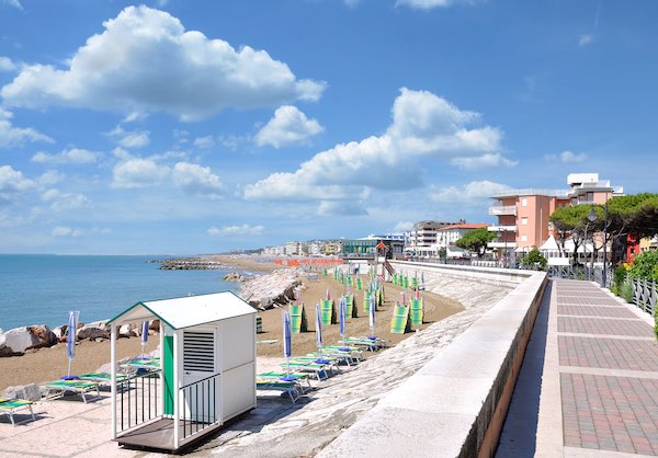 Caorle beach Venice Italy