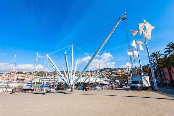 Old Port of Genoa Italy