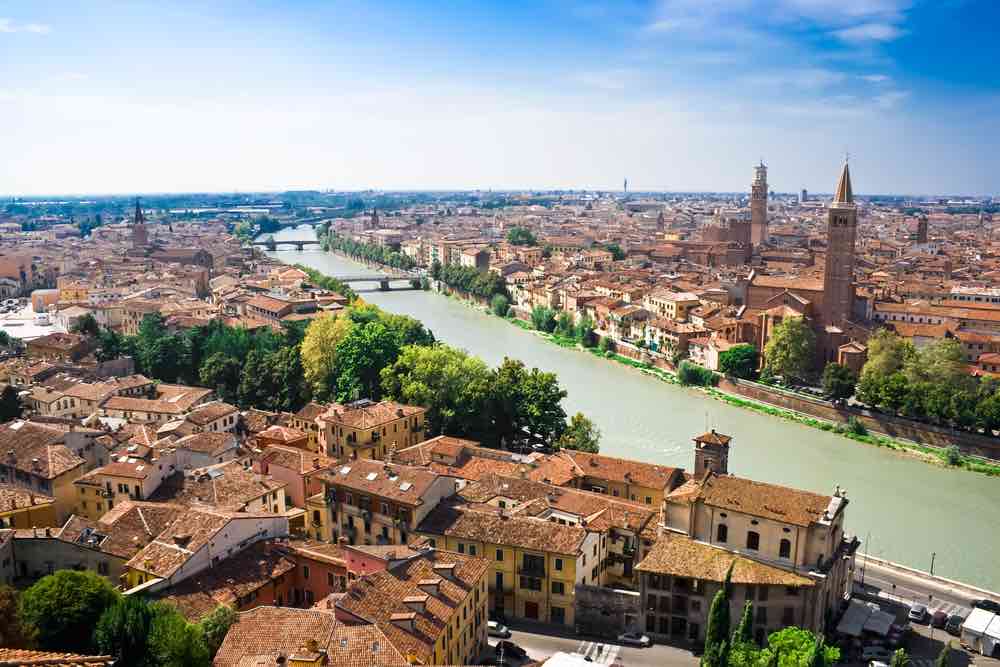 View of Verona italy