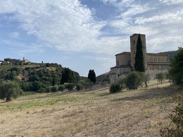 Abbey of St Antimo in Val d Orcia Tuscany 