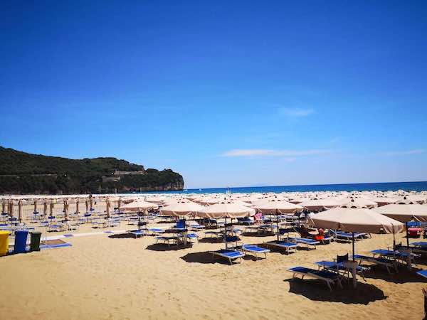 Serapo beach Gaeta Italy