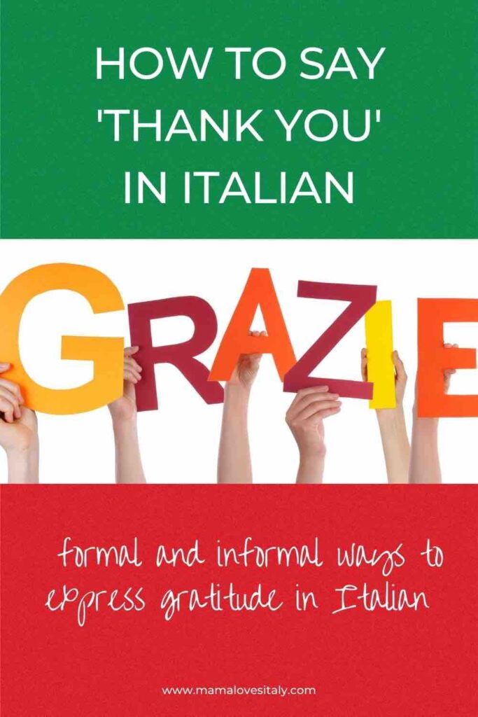 How To Say Thank You In Italian Language