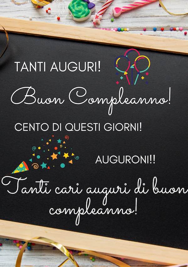 How to wish someone a happy birthday in Italian