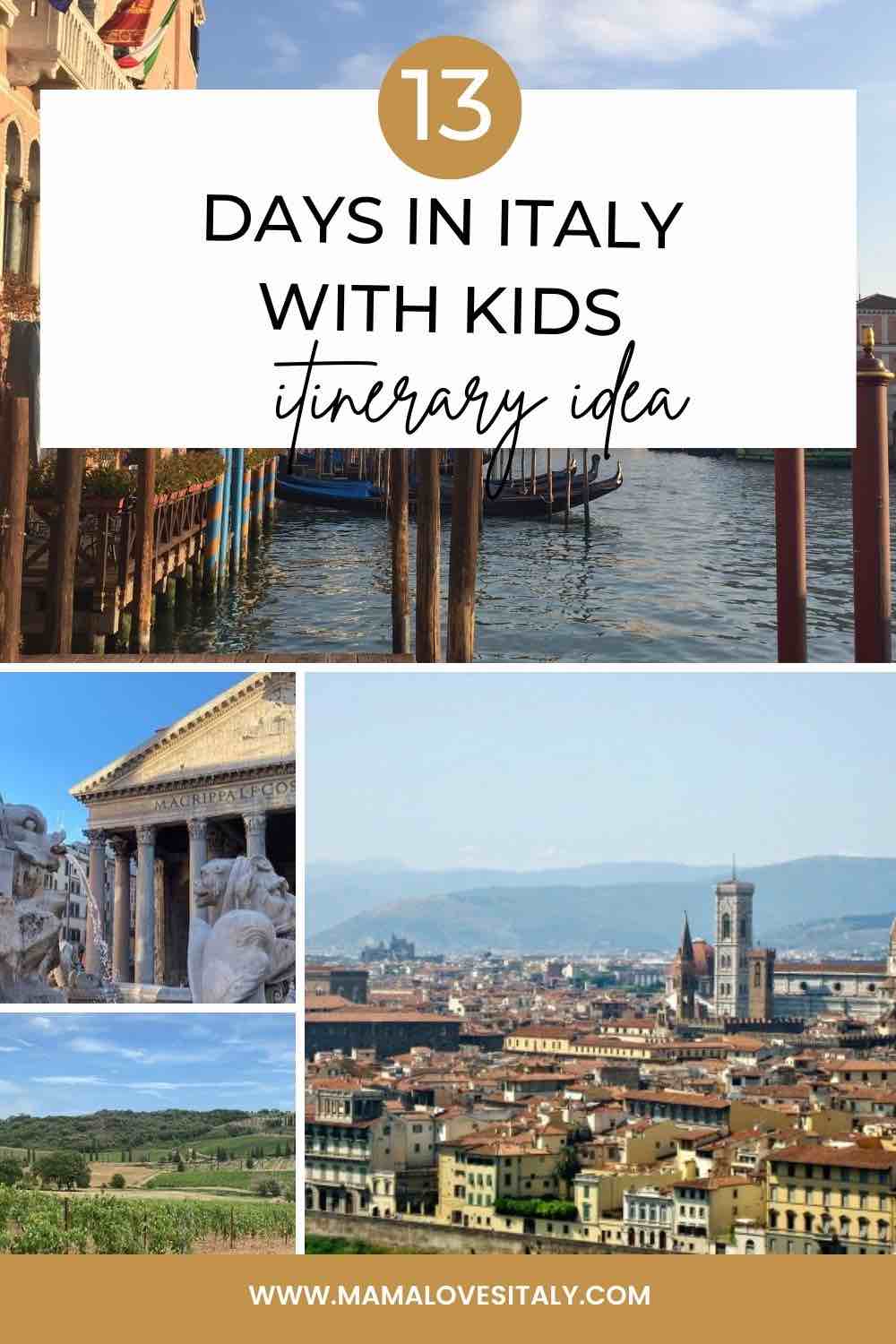 10 day trip to italy with kids