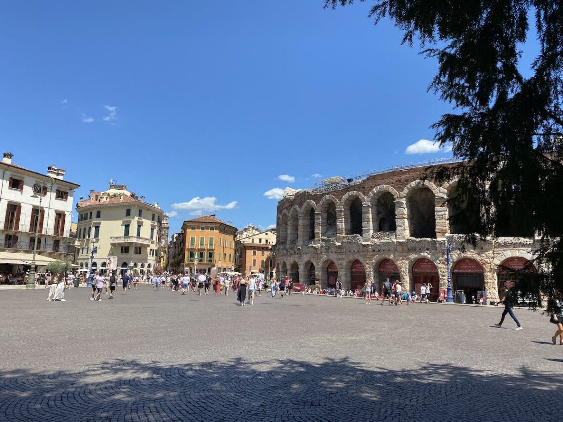 Verona city center and arena