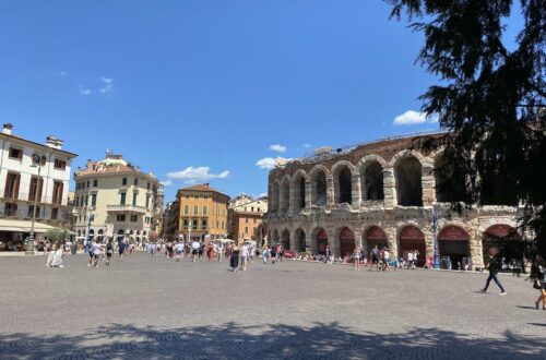 Verona city center and arena