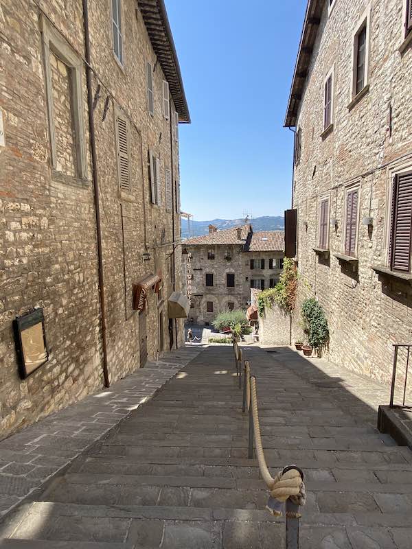 Pretty street in Gubbio