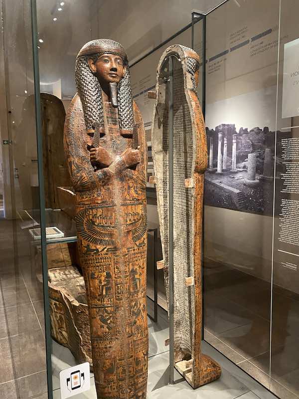 Egyptian artifact in the Egyptian museum  of Turin