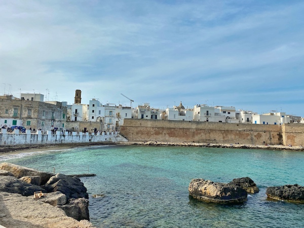 View of Monopoli sea front