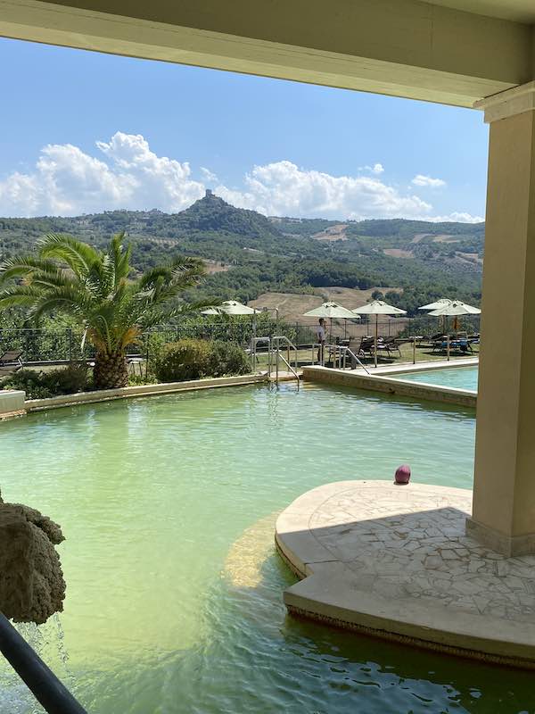 Thermal baths in Bagno Vignoni