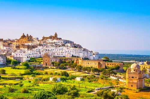 View of Ostuni, Puglia