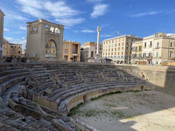 ancient Roman amphitheater in Lecce