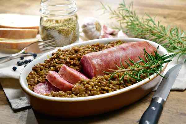 cotechino with lentils