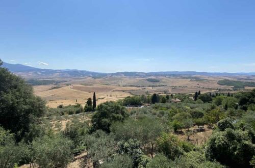 View of val di Chiana, Tuscany